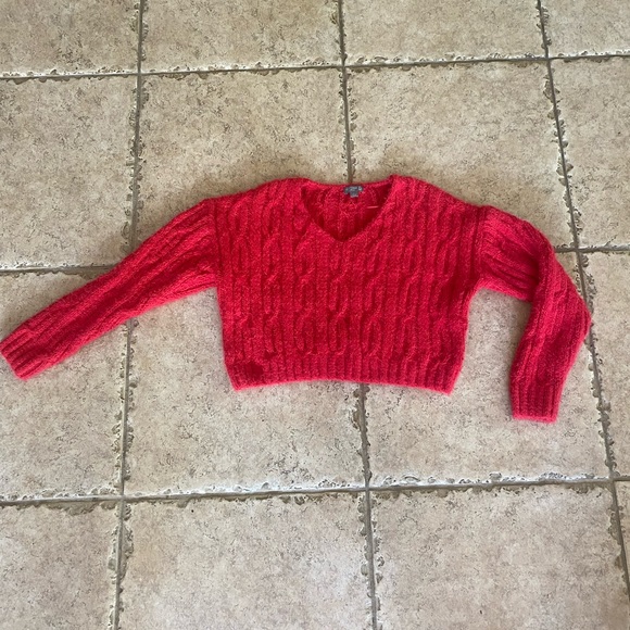 Cupcake Clothing Ltd red crop sweater - Picture 1 of 4